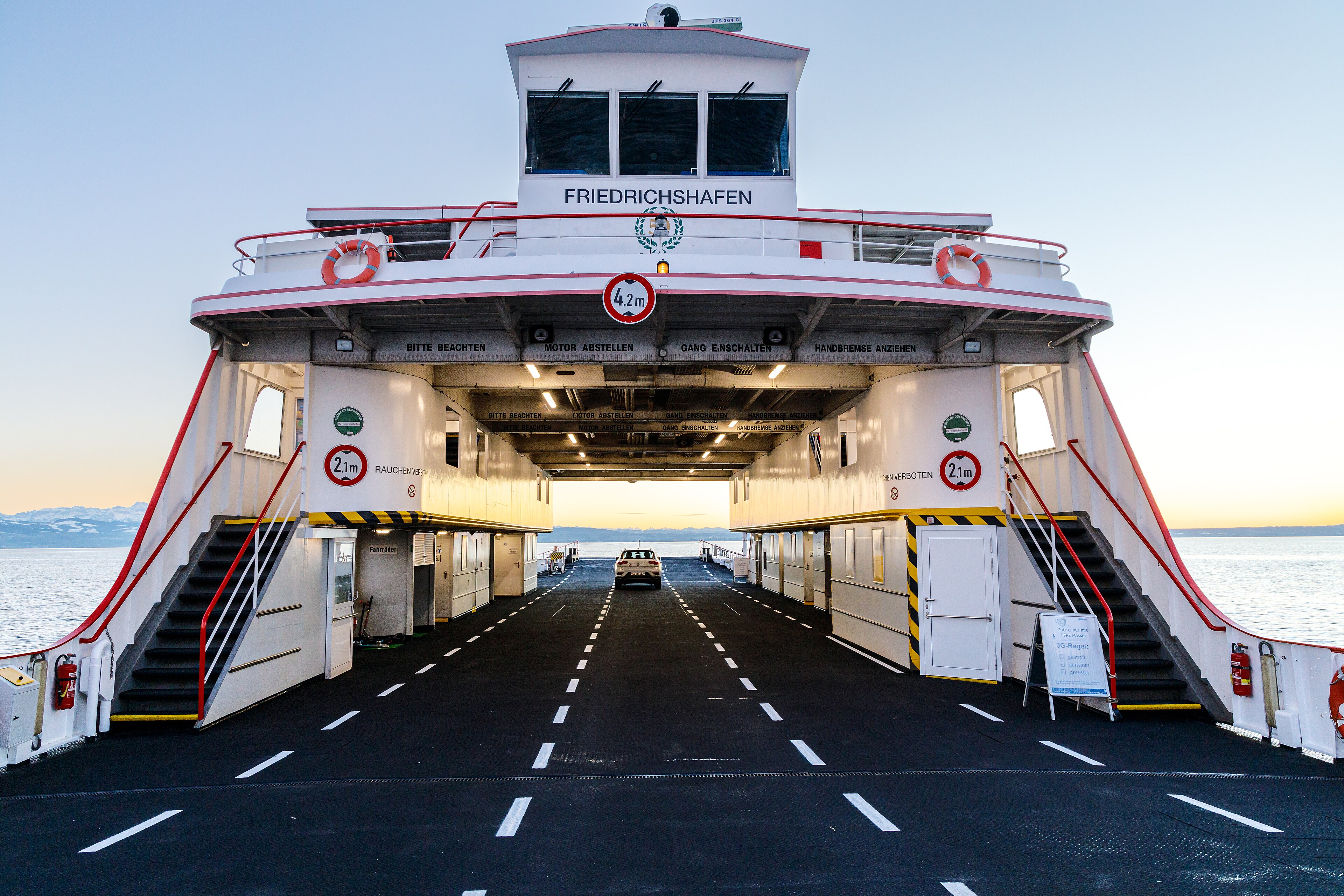 Bodensee-Autofähre Romanshorn-Friedrichshafen